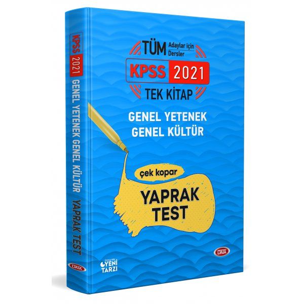 Data 2021 KPSS Genel Yetenek Genel Kültür Çek Kopar Yaprak Test