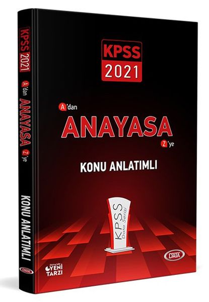 Data 2021 KPSS Adan Zye Anayasa Konu Anlatımlı