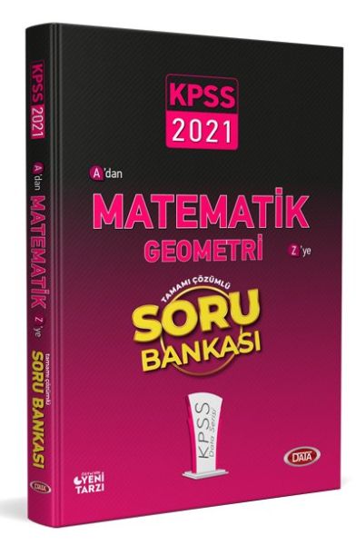 Data 2021 KPSS Adan Zye Matematik Geometri Tamamı Çözümlü Soru Bankası