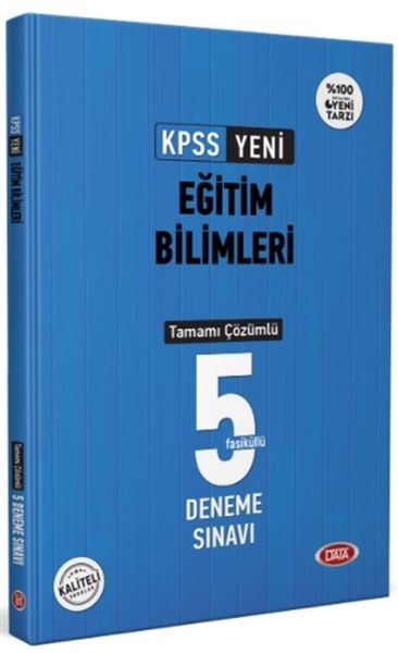 Data KPSS Eğitim Bilimleri Tamamı Çözümlü 5 Deneme Sınavı 2021