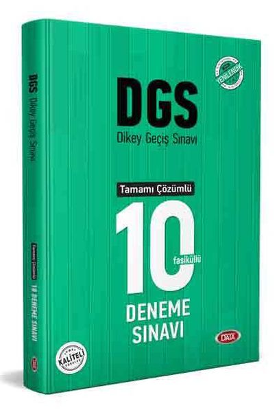 Data DGS Çözümlü 10 Fasikül Deneme Sınavı