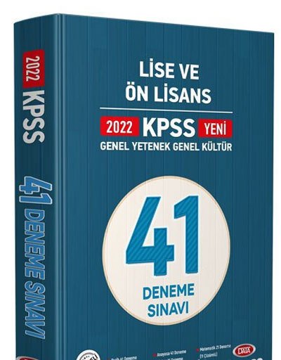 Data Kpss Lise  Ön Lisans 41 Deneme Sınavı Karekod Çözümlü