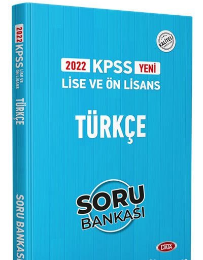 Data 2022 KPSS Lise ve Ön Lisans Türkçe Soru Bankası