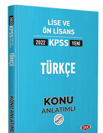 Data 2022 KPSS Lise ve Ön Lisans Türkçe Konu Anlatımlı