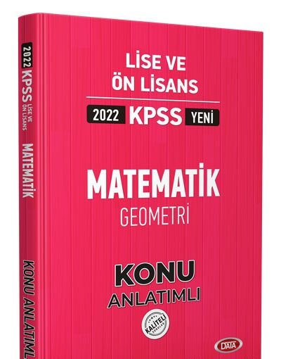 Data 2022 KPSS Lise ve Ön Lisans Matematik Geometri Konu Anlatımlı