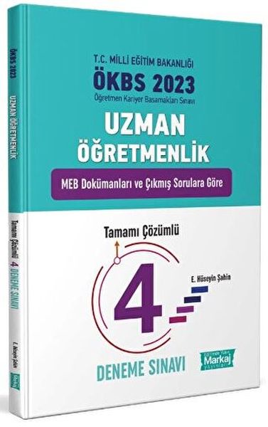 2023 Uzman Öğretmen Tamamı Çözümlü 4 Fasikül Deneme