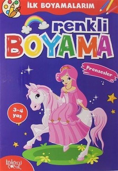 Renkli Boyama  Prensesler