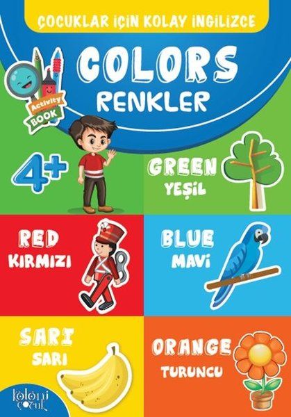 Çocuklar İçin Kolay İngilizce  Colors Renkler