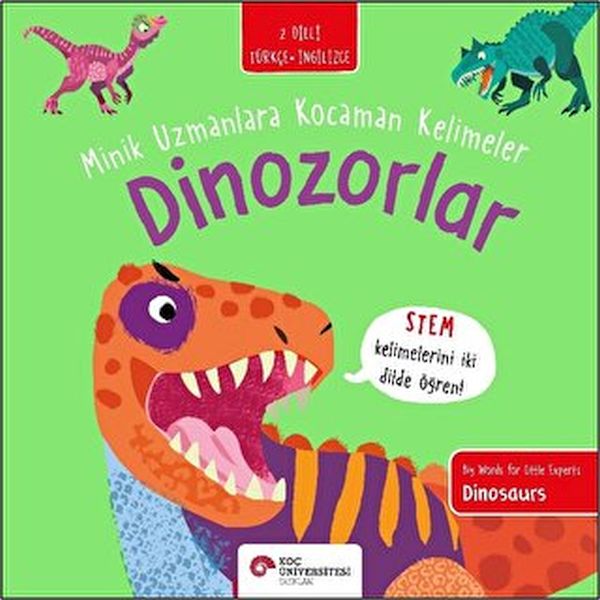 Dinozorlar Minik Uzmanlara Kocaman  Kelimeler İki Dilli Türkçeİngilizce