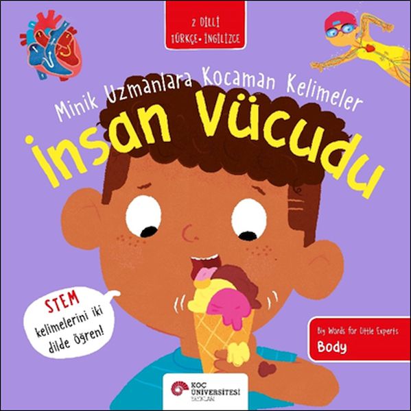 İnsan Vücudu Minik Uzmanlara Kocaman Kelimeler İki Dilli Türkçeİngilizce