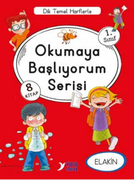 1 Sınıf Okumaya Başlıyorum Serisi Elakin 8 Kitaplık Set