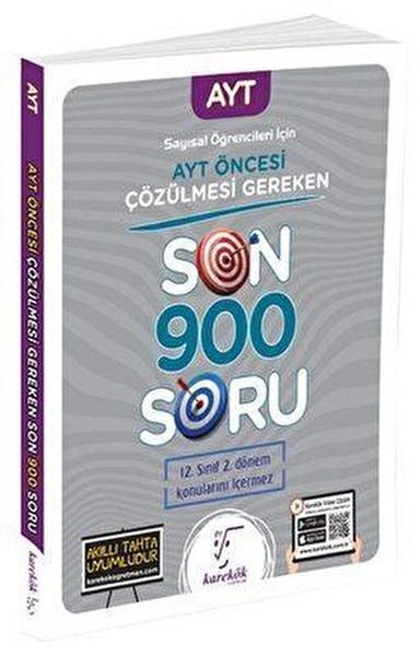 2023 AYT Öncesi Çözülmesi Gereken Son 900 Soru Sayısal Öğrencileri için