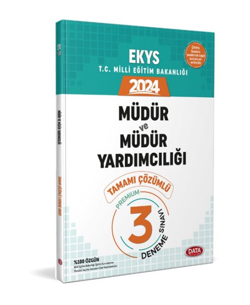 Data 2024 Meb Ekys Müdür Ve Müdür Yardımcılığı 3 Deneme Sınavı Tamamı Çözümlü