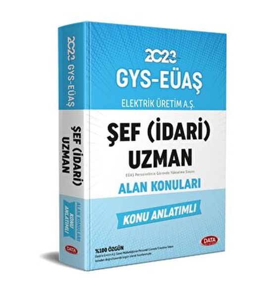 Elektrik Üretim Aş EÜAŞ GYS Şef İdari Uzman Alan Konuları Konu Anlatımlı