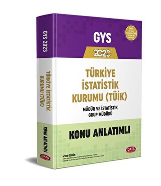 Türkiye İstatistik Kurumu Tüik GYS Konu Anlatımlı