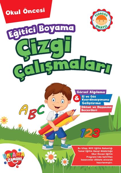 Eğitici Boyama  Çizgi Çalışmaları