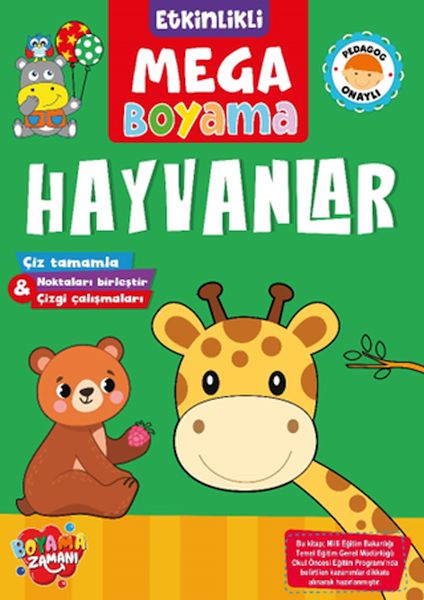 Etkinlikli Mega Boyama  Hayvanlar