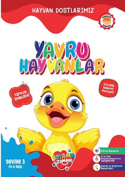 Hayvan Dostlarımız  Yavru Hayvanlar Seviye 3 45 Yaş