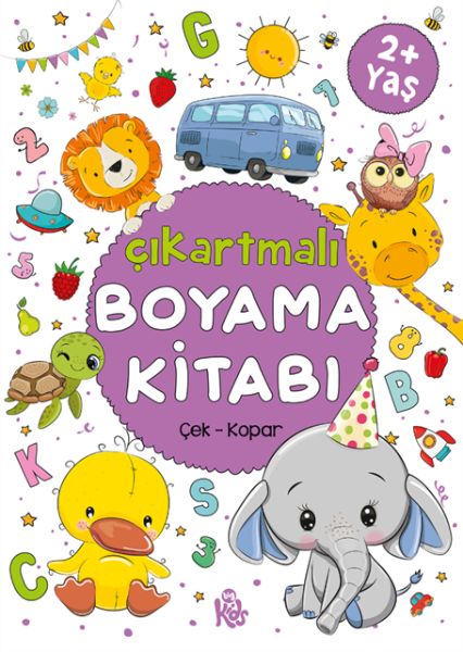 Çıkartmalı Boyama Kitabı  2 Yaş +