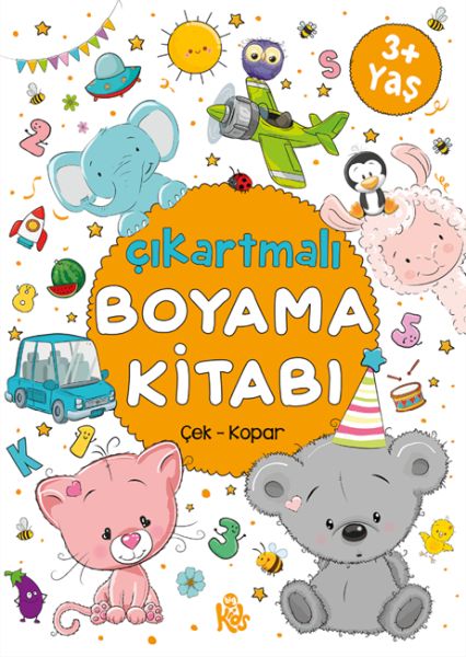 Çıkartmalı Boyama Kitabı  3 Yaş +