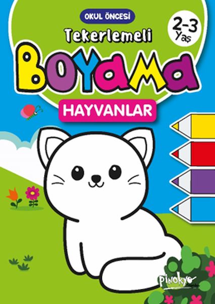 Tekerlemeli Boyama Hayvanlar 23 Yaş