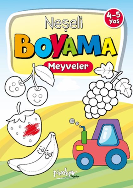 Neşeli Boyama Meyveler 45 Yaş