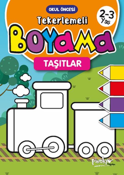 Tekerlemeli Boyama Taşıtlar 23 Yaş