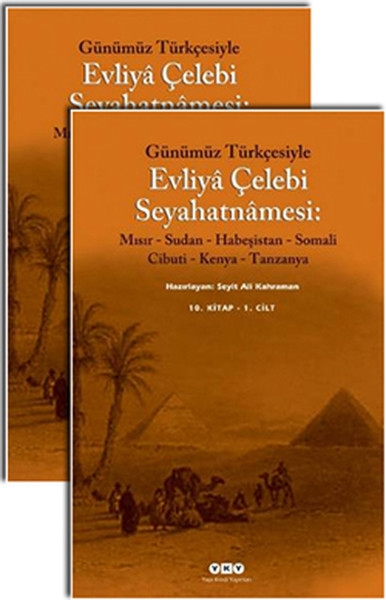 Günümüz Türkçesiyle Evliya Çelebi Seyahatnamesi 10 Kitap 2 Cilt Takım