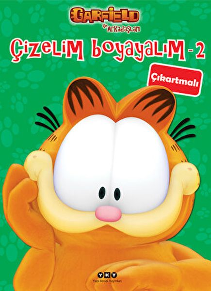 Çizelim Boyayalım 2  Garfield ile Arkadaşları Çıkartmalı