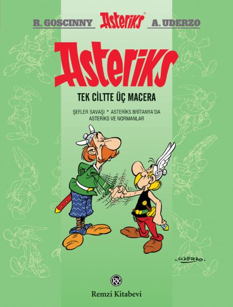 Asteriks  Tek Ciltte Üç Macera  Ciltli