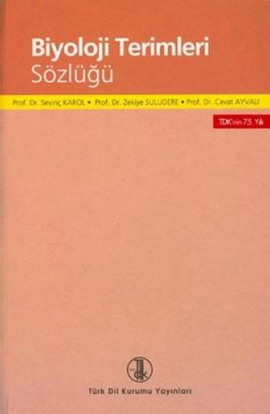 Biyoloji Terimleri Sözlüğü Ciltli