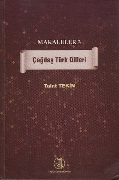 Makaleler 3  Çağdaş Türk Dilleri