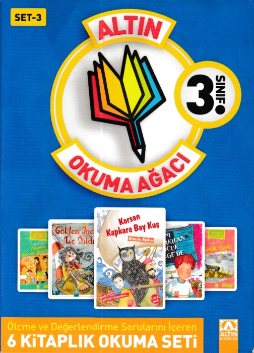 Altın Okuma Ağacı  3 Sınıf Set 3 Koyu Mavi Kapak