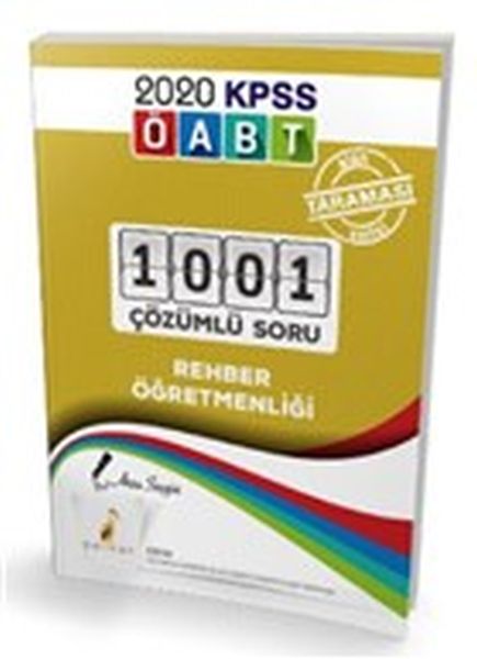 Pelikan 2020 ÖABT Rehberlik Öğretmenliği 1001 Çözümlü Soru Yeni