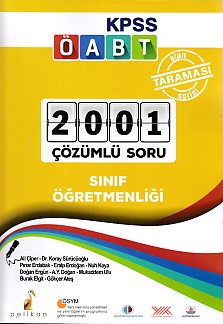 Pelikan KPSSÖABT Sınıf Öğretmenliği 2001 Çözümlü Soru