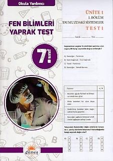 Güneş 7 Sınıf Fen Bilimleri Yaprak Test