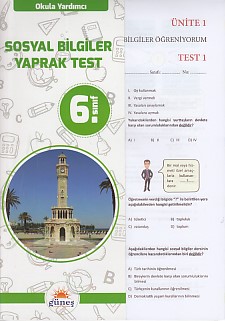 Güneş 6 Sınıf Sosyal Bilgiler Yaprak Test