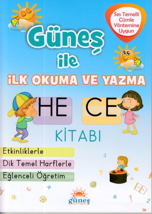 Güneş Yayın Güneş İle İlk Okuma ve Yazma Hece Kitabı