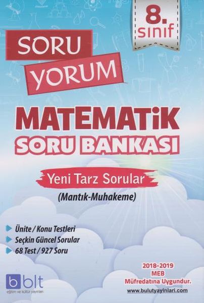 Bulut 8 Sınıf Soru Yorum Matematik Soru Bankası