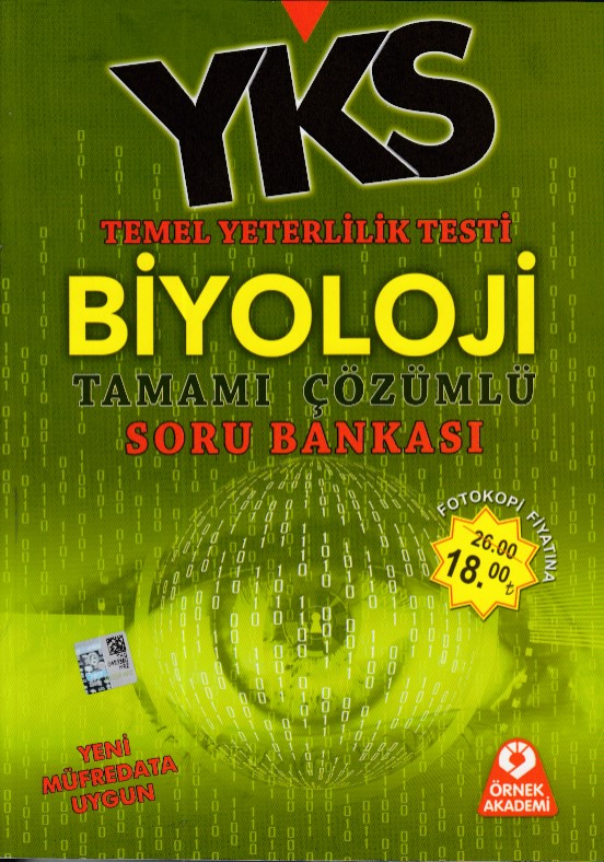 Örnek Akademi YKSTYT Biyoloji Tamamı Çözümlü Soru Bankası