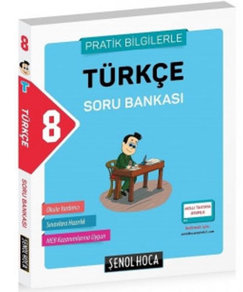 Şenol Hoca 8 Sınıf Türkçe Soru Bankası Pratik Bilgilerle Yeni