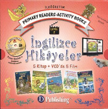 İngilizce Hikayeler Level 2 5 Kitap +Vcdde 5 Filmİlköğretim Prımary ReadersActıvıty  Books