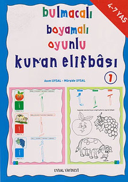 Bulmacalı Boyamalı Oyunlu Kuran Elifbası 1