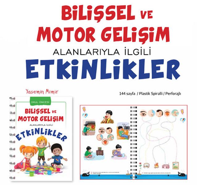 Bilişsel ve Motor Gelişim Anlatımlarıyla İlgili Etkinlikler Okul Öncesi Eğitim Kitabı