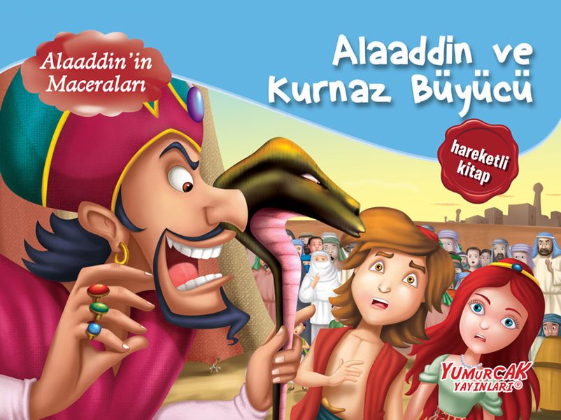 Alaaddin Ve Kurnaz Büyücü  Üç Boyutlu Kitap Ciltli