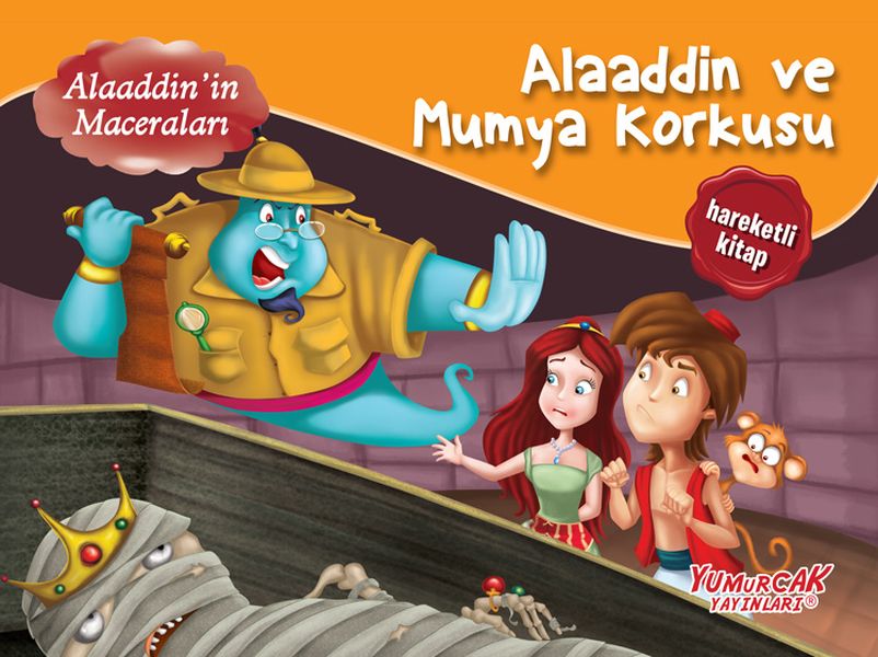 Alaaddin Ve Mumya Korkusu  Üç Boyutlu Kitap Ciltli