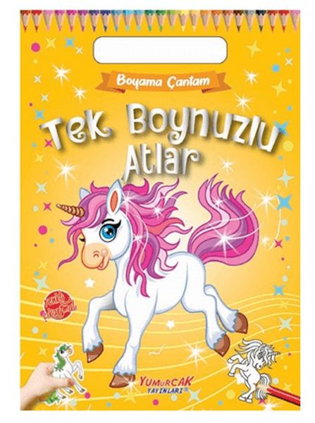 Boyama Çantam  Tek Boynuzlu Atlar