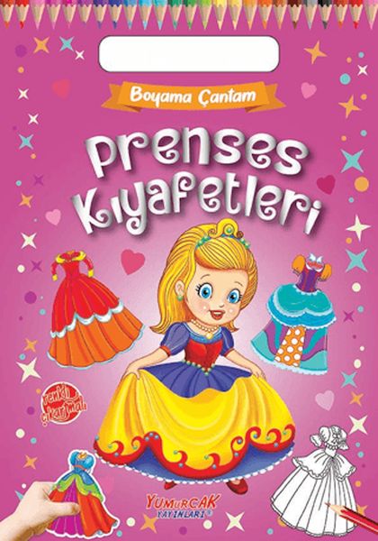 Boyama Çantam  Prenses Kıyafetleri