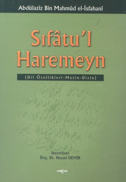 Sıfatul Haremeyn Dil Özellikleri  Metin  Dizin