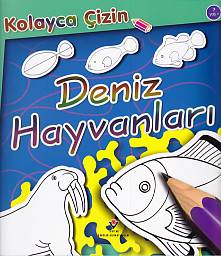 Kolay Çizin  Deniz Hayvanları